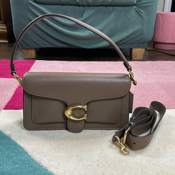 Coach Tabby 26 Dark Stone Brass Purse NWOT - Picture 3 of 17